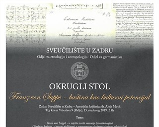 OKRUGLI STOL Franz von Suppè – baština kao kulturni potencijal