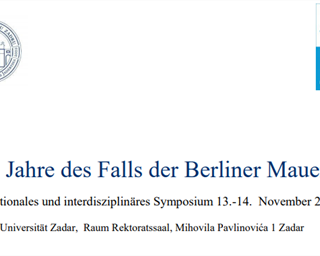 Međunarodni simpozij "30 godina od pada Berlinskoga zida"