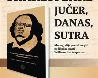 Poziv na predstavljanje knjige 'Shakespeare jučer, danas, sutra'