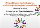 Predavanje „(Ne)poštivanje ljudskih prava: socijalno-psihologijska perspektiva“ povodom obilježavanja Međunarodnog dana ljudskih prava