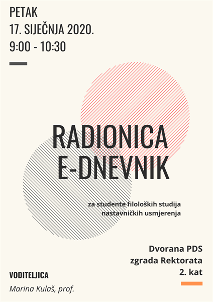 Radionica korištenja e-Dnevnika