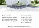 Poziv na obilježavanje početka gradnje Studentskog doma  i restorana Sveučilišta u Zadru