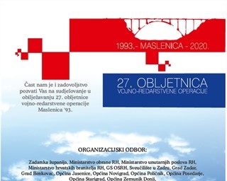 Znanstveni kolokvij i simpozij na Sveučilištu u Zadru u povodu obilježavanja 27. obljetnice VRO Maslenica '93.