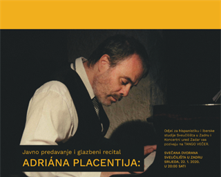Glazbeni recital i predavanje Adriana Placentija