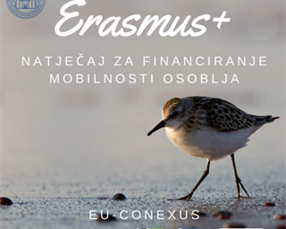 Erasmus+ natječaj za financiranje mobilnosti nastavnog i nenastavnog osoblja