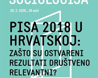 Predavanje "PISA 2018 u Hrvatskoj: zašto su ostvareni rezultati društveno relevantni?"