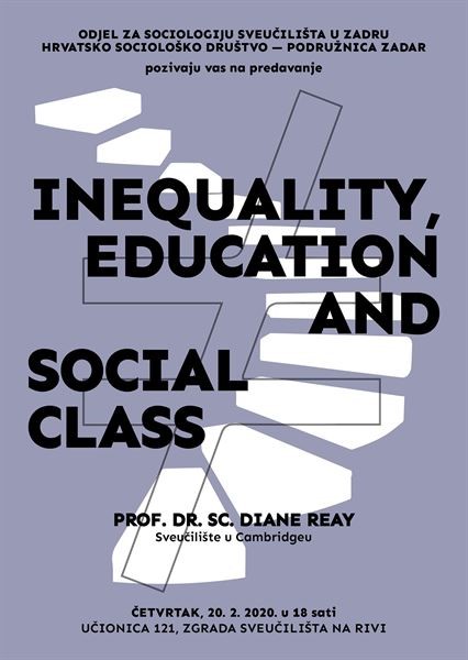 Gostujuće predavanje na Odjelu za sociologiju - Diane Reay (Cambridge University)