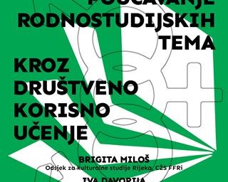 OTKAZANO - Predavanje "Poučavanje rodnostudijskih tema kroz društveno korisno učenje"