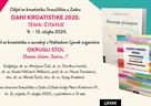 Dani kroatistike - Poziv na okrugli stol na temu "Danas čitam. Sutra...?"