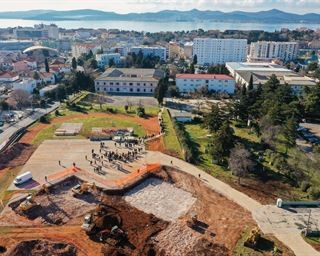 The foundation stone was laid for the construction of a new Student restaurant and student pavilions