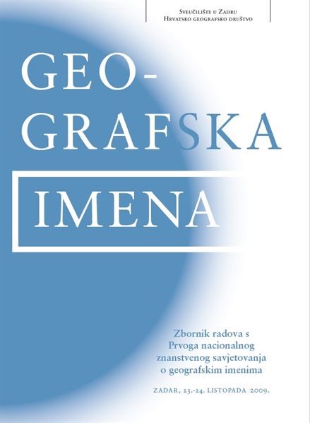 Zbornik radova GEOGRAFSKA IMENA na Morepress-u