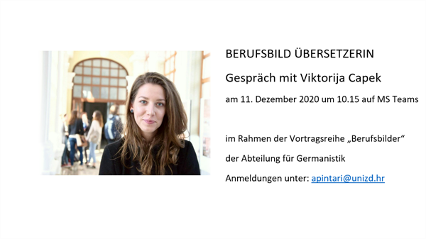 Predstavljanje profila poslova za studente germanistike, 2. dio