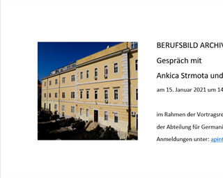 Predstavljanje profila poslova za studente germanistike, 3. dio