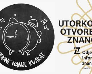 Podne manje kvarat - serija kratkih online predavanja na temu otvorene znanosti i znanstvene komunikacije
