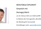 Predstavljanje profila poslova za studente germanistike, 4. dio