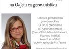 Ciklus CEEPUS predavanja na Odjelu za germanistiku