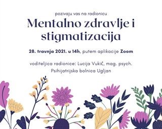 Radionica "Mentalno zdravlje i stigmatizacija"
