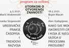 Utorkom o otvorenoj znanosti u mjesecu svibnju