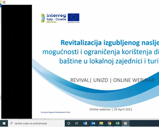 Webinar o revitalizaciji izgubljenog nasljeđa