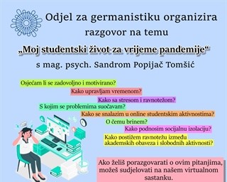 Mentorski susreti - „Moj studentski život za vrijeme pandemije“