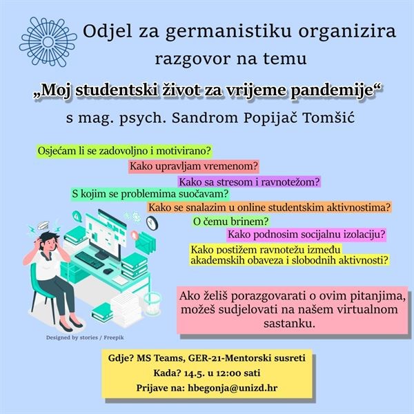 Mentorski susreti - „Moj studentski život za vrijeme pandemije“