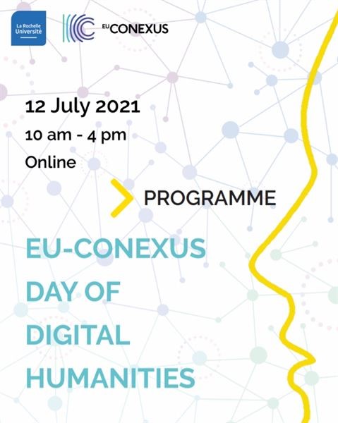 Invitation for EU-CONEXUS DAY OF DIGITAL HUMANITIES, online, July 12th 2021