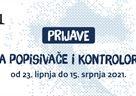 Objavljen je Javni poziv za prijave za posao popisivača i kontrolora u drugoj fazi provedbe Popisa stanovništva