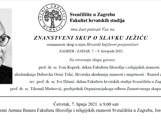 Znanstveni skup o Slavku Ježiću