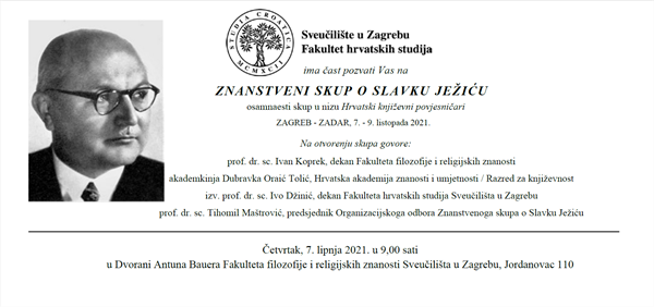 Znanstveni skup o Slavku Ježiću