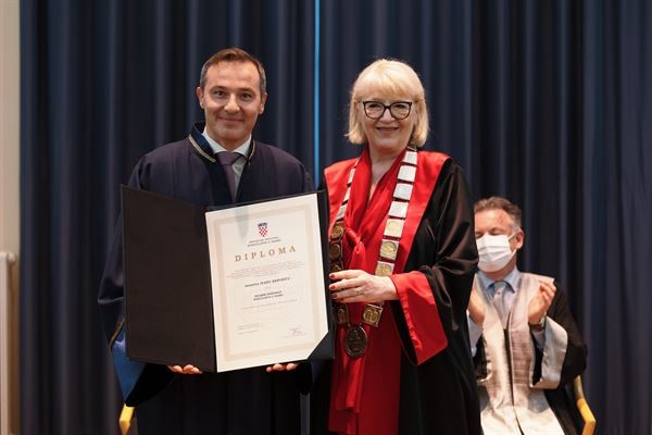 The University of Zadar awarded an honorary doctorate to Maestro Ivan Repušić