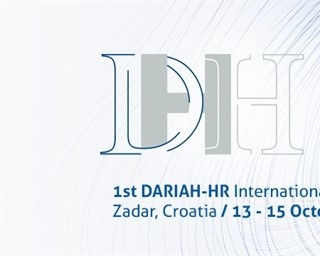 Poziv na 1. međunarodnu konferenciju DARIAH-HR-a "Digital Humanities & Heritage"