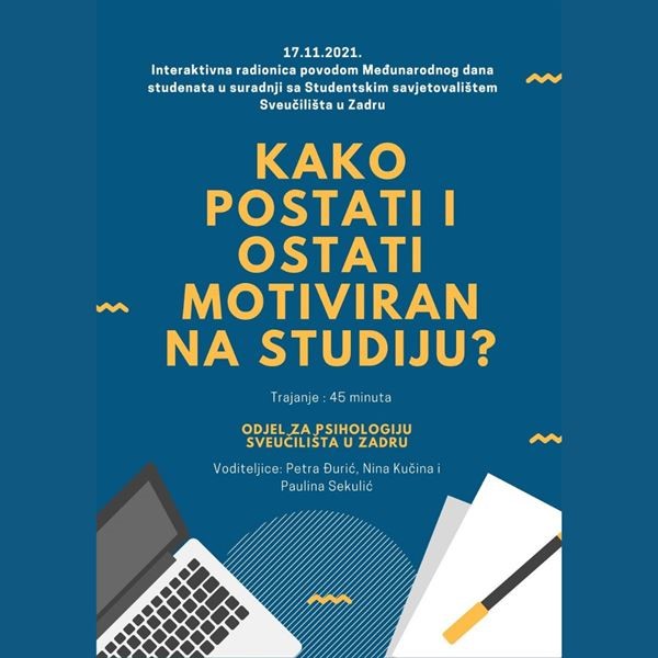 Poziv na radionicu u povodu Međunarodnog dana studenata