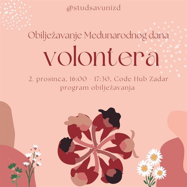 Poziv na obilježavanje Međunarodnog dana volontera