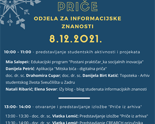 “Prosinačke priče” Odjela za informacijske znanosti