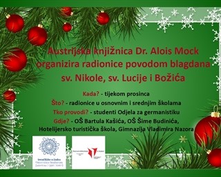 Austrijska knjižnicaorganizira radionice povodom blagdana sv. Nikole, sv. Lucije i Božića