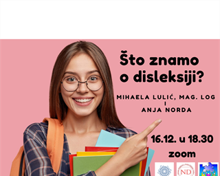 Online radionica "Što znamo o disleksiji?"