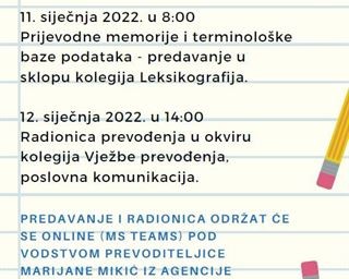 Predavanje i radionica za studente prevoditeljskog smjera - Ciklopea