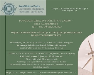 Dani otvorenih vrata na Odjelu za izobrazbu učitelja i odgojitelja