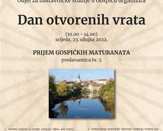 Dan otvorenih vrata na Odjelu za nastavničke studije u Gospiću