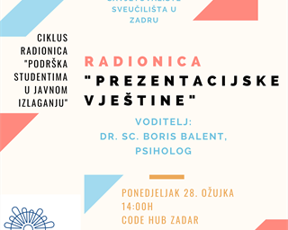 Poziv na radionicu "Prezentacijske vještine"