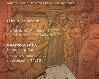 Poziv na predstavljanje knjige „Zadarsko plemstvo u srednjemu vijeku (rodoslovlja)“