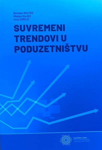 Nova knjiga u izdanju Sveučilišta u Zadru "Suvremeni trendovi u poduzetništvu"