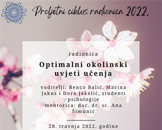 Radionica o najboljim uvjetima za rad i učenje