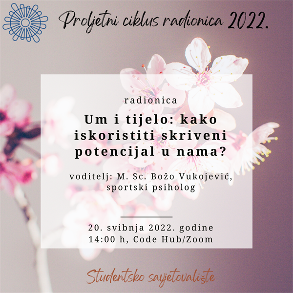 Radionica „Um i tijelo: kako iskoristiti skriveni potencijal u nama?“