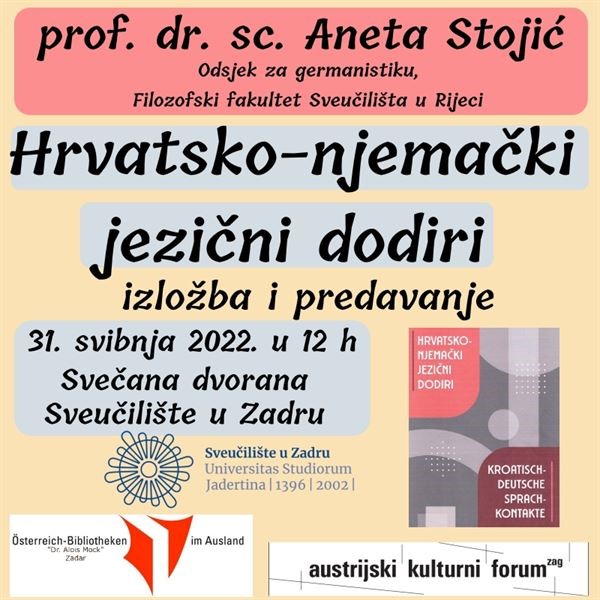 Izožba "Hrvatsko-njemački jezični dodiri"