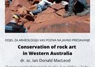 Poziv na javno predavanje "Conservation of rock art in Western Australia"