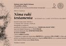 Predstavljanje monografije Nima vaki testamenta autorice Herci Ganza