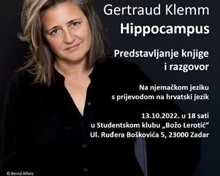 Poziv na književni susret s austrijskom spisateljicom Gertraud Klemm