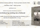 Promocija Zbornika radova "Završetak Prvog svjetskog rata u Dalmaciji"