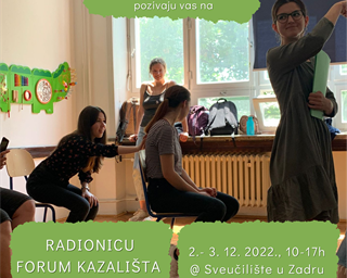 Poziv na radionicu „Forum kazališta“, Dramske metode u nastavi